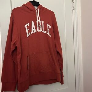 american eagle orange sweater size: XL